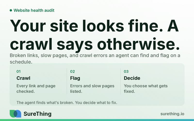 AI Website Audit: What an Agent Can Actually Check For a Small Business Site (2026)